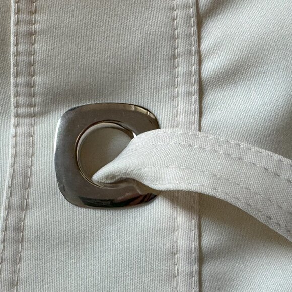 Vintage 60s/70s cream belted jacket by Jerold - Picture 6 of 6